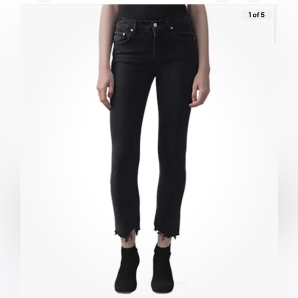 Agolde Toni Midrise Straight Jeans Size 27 - Picture 1 of 11